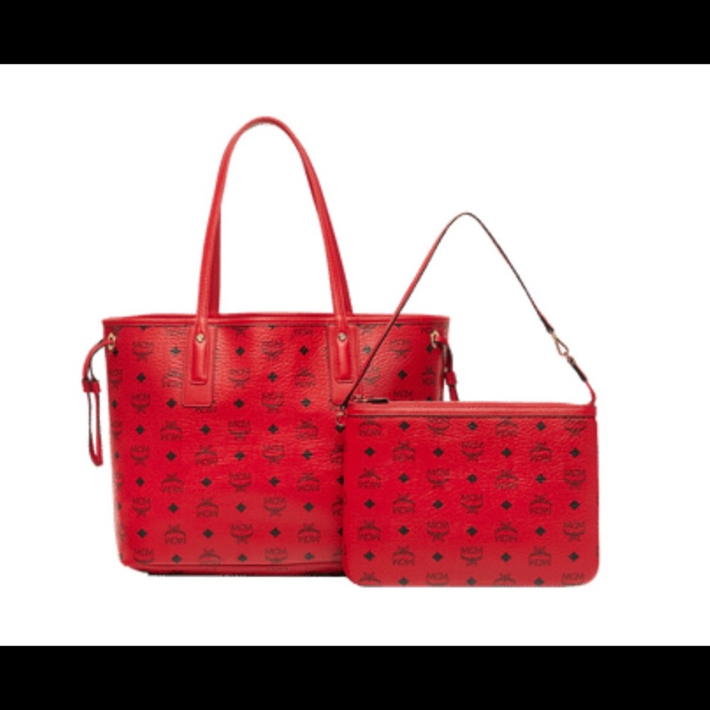 MCM Shopper + Crossbody Wallet